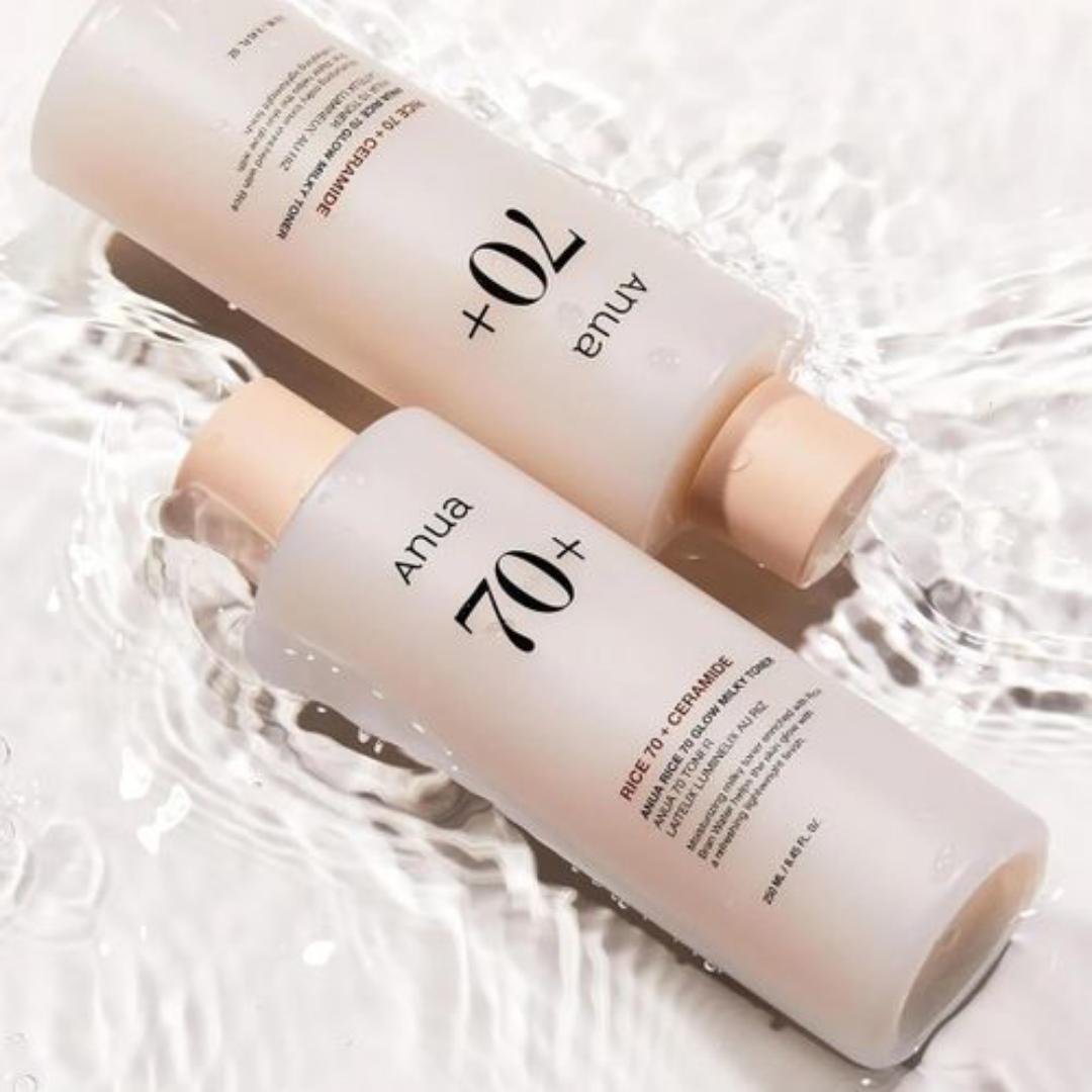 Anua Rice 70 glow milky toner 250ml