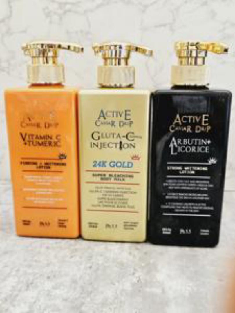 Active caviar drip  super bleaching body milk