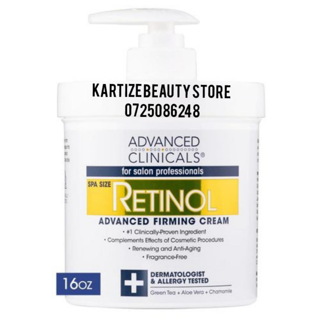 Advanced clinicals Retinol Body Lotion Moisturizer Face Lotion & Body Cream Crepey Skin Care Treatment Targets Look Of Crepe Skin, Wrinkles, Sagging Skin, & Sun Damaged Skin