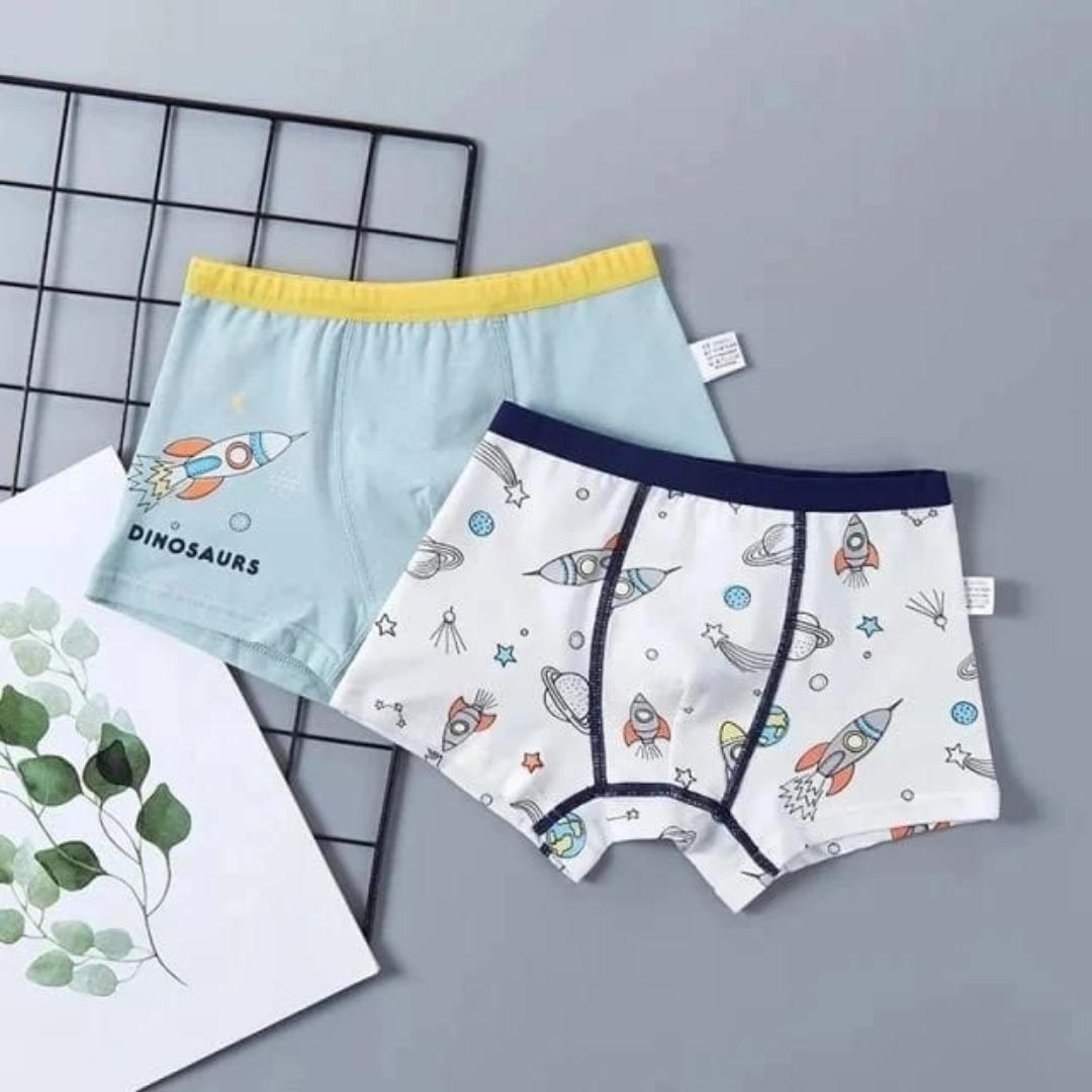 2pc/3pc/4pc children kids boys pure cotton underwear boxers