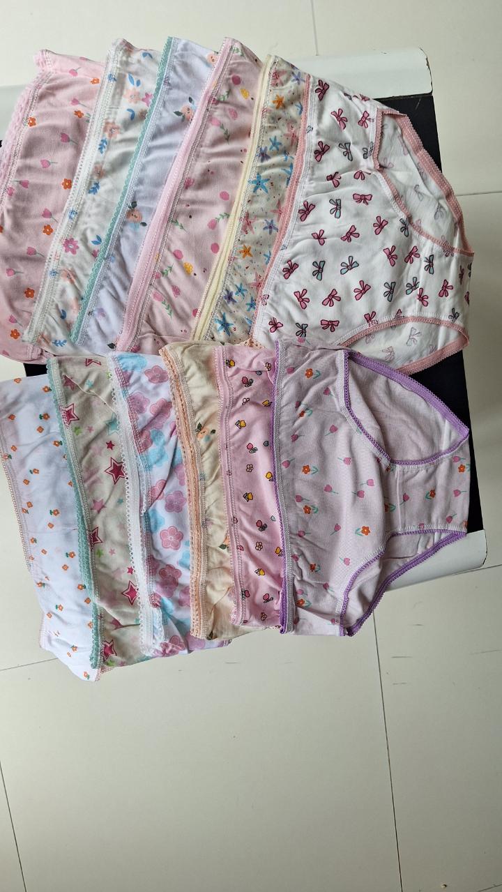 1 piece Girl boxer cotton panties kids  children cotton panties kids underwear cotton material kids under garment for girls aged 3 years to 13 years