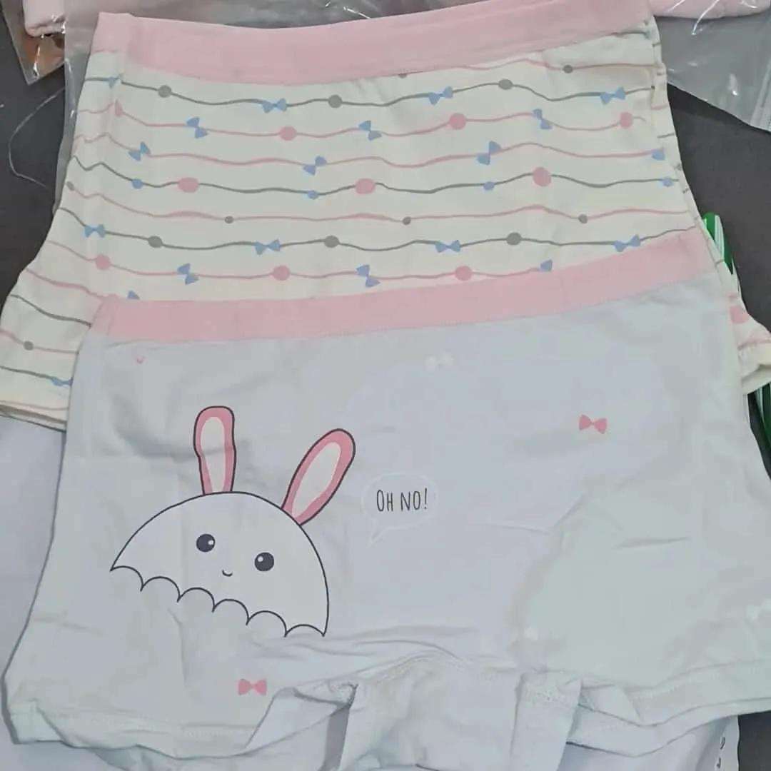 1 piece Girl boxer cotton panties kids  children cotton panties kids underwear cotton material kids under garment for girls aged 3 years to 13 years