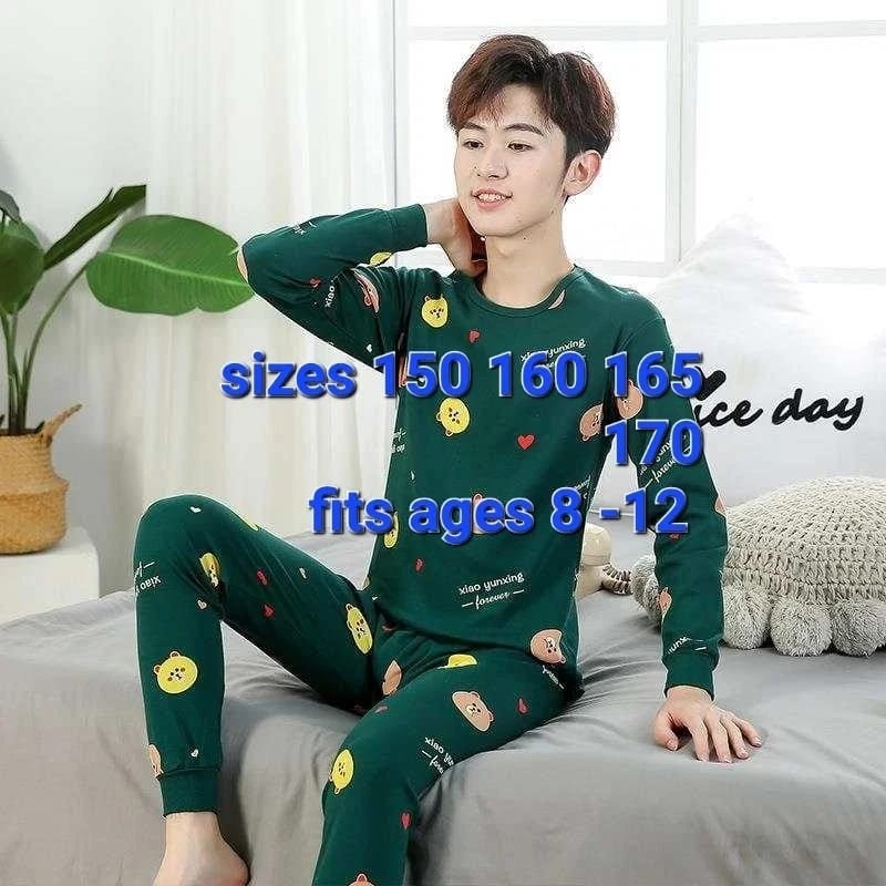 Kids Boys Girls Sleepwear Homewear 100% Cotton, Cartoon printed Pajamas for Sleeping with  cute prints for kids, Two piece cotton pajamas/pyjama sets