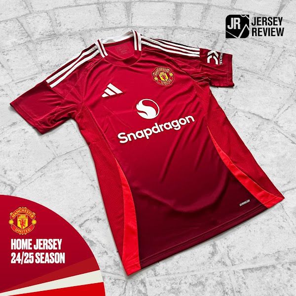 Original Manchester United 24/25 Snapdragon New jersey Man u/ Man united New Home season jersey red