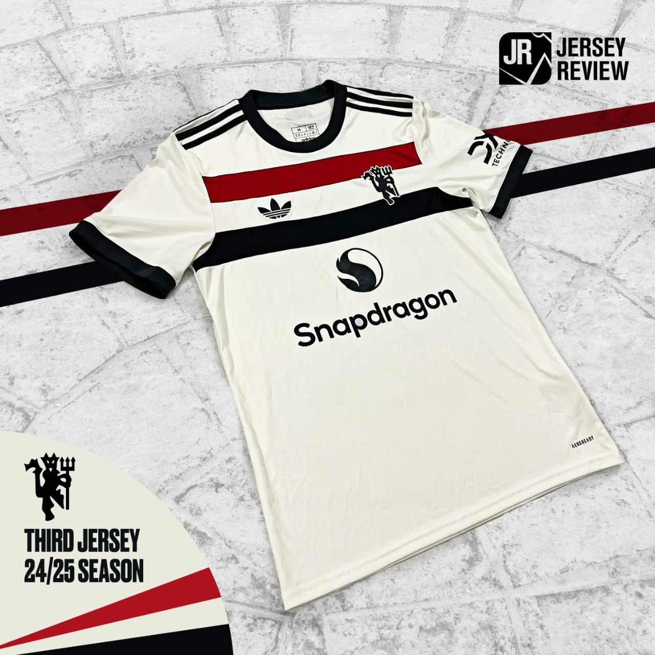 OFFER!!!! OFFER!!! Original Manchester United 24/25 Snapdragon New jersey Man u/ Man united New third new season jersey white