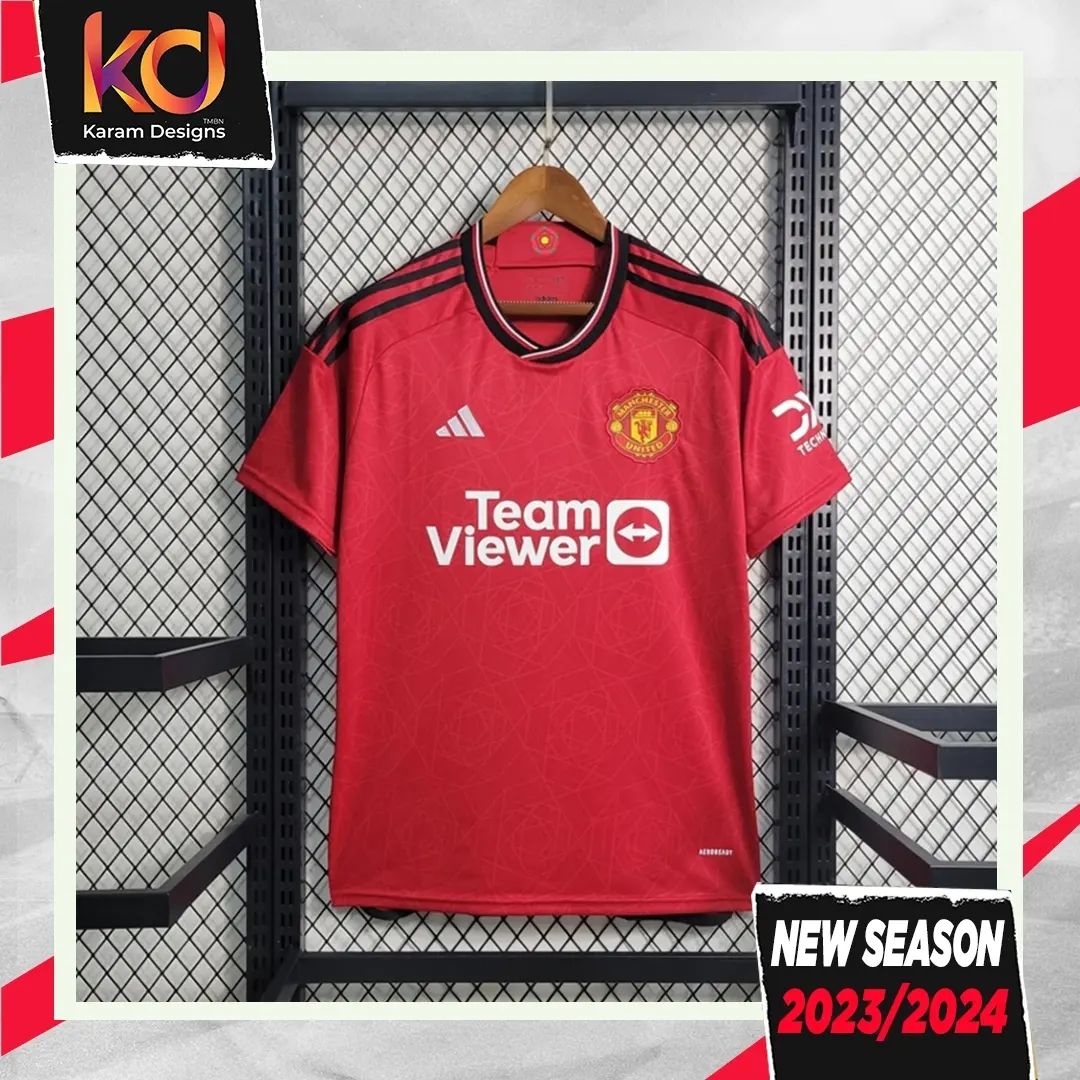[Promotion] Manchester United 23/24 season Jersey Man united Team viewer home jersey super sale!!!!!