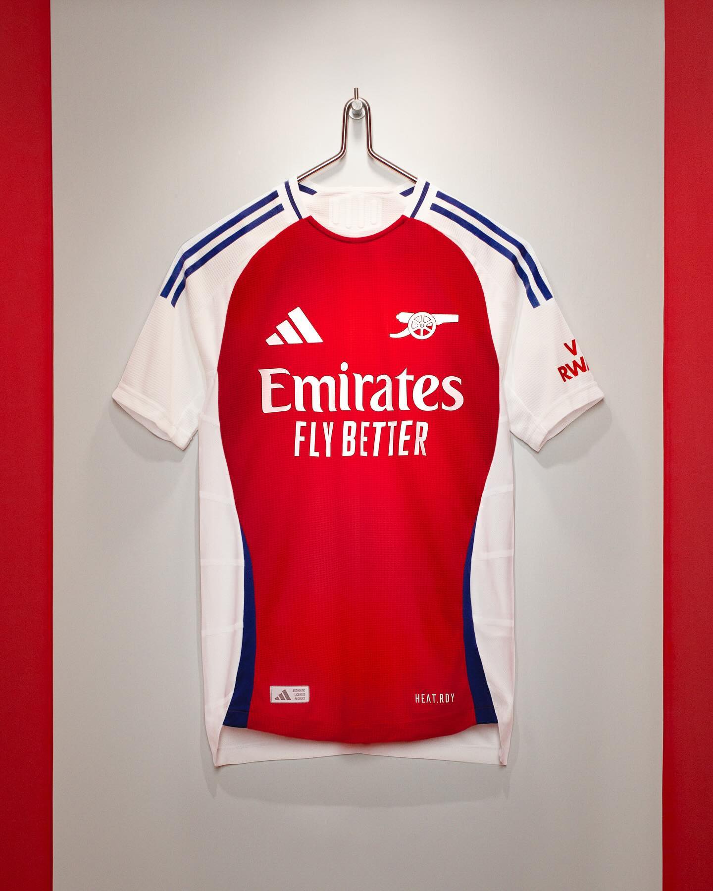 Original Arsenal 24/25 Home Jersey Red authentic arsenal new season kit
