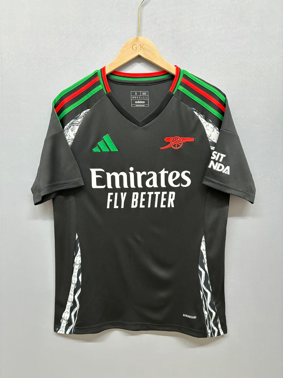 Original Arsenal 24/25  Jersey Away authentic arsenal new season kit african inspired kenyan theme jersey