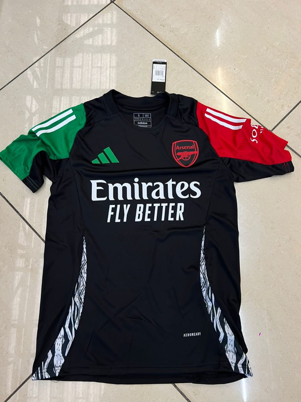 Original Arsenal 24/25  Jersey Away authentic arsenal new season kit african inspired kenyan theme jersey