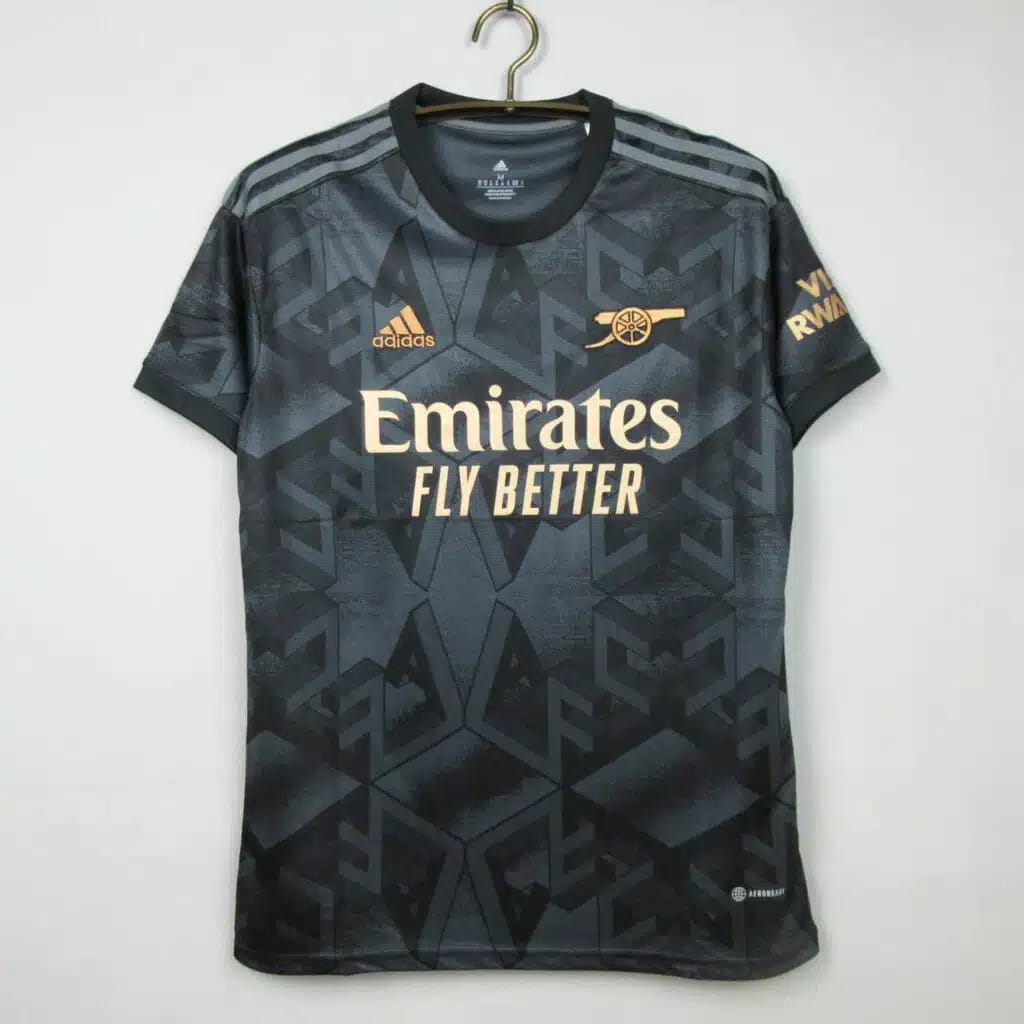 Original Arsenal 23/24 Jersey authentic arsenal black and gold kit