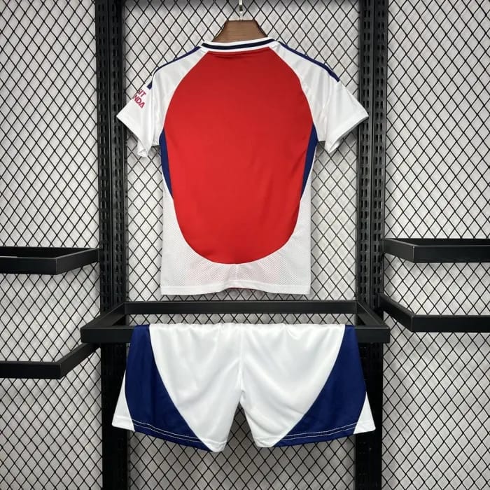 Original Arsenal red home kit jersey for kids full set jersey plus shorts from 2years to 13 years