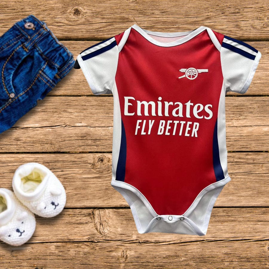 Original Arsenal onesie jersey for newborn baby romper arsenal kids kit