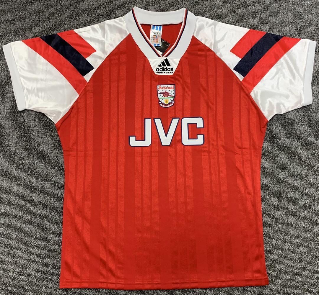 Original Arsenal Vintage JVC retro jersey high quality material