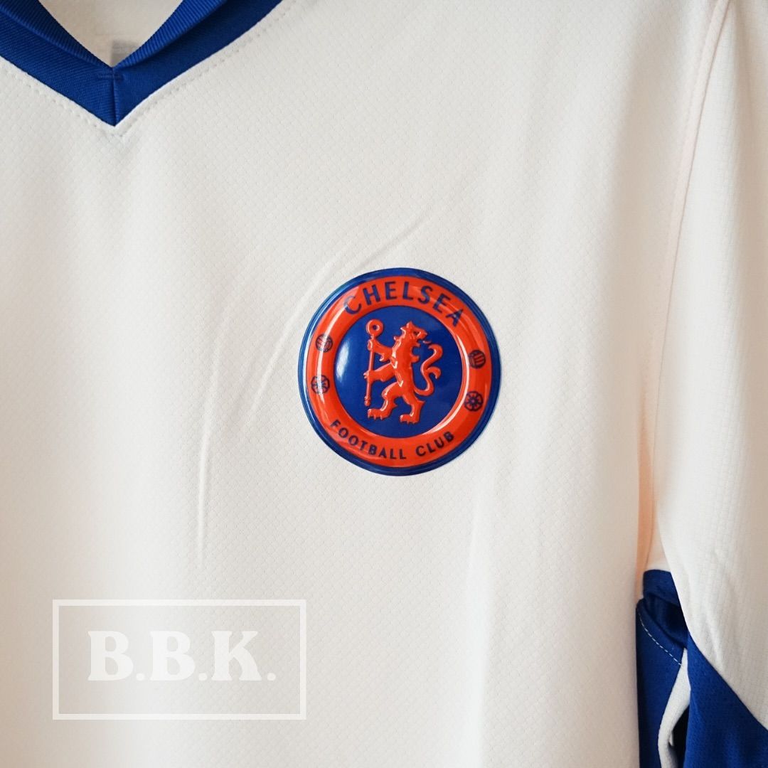 Original chelsea jersey 24/25 away jersey authentic beige/cream chelsea jersey kit