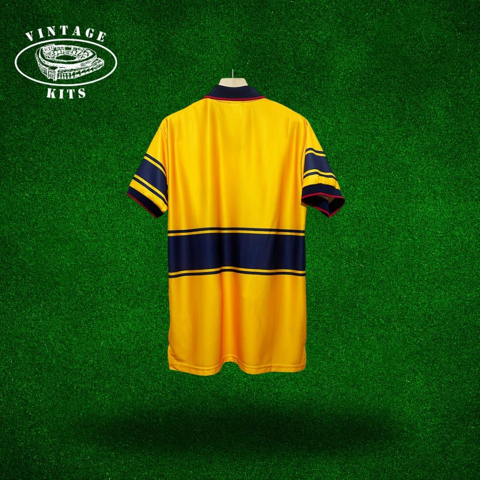 Original Arsenal Vintage JVC retro jersey high quality material 1998-2000 away jersey