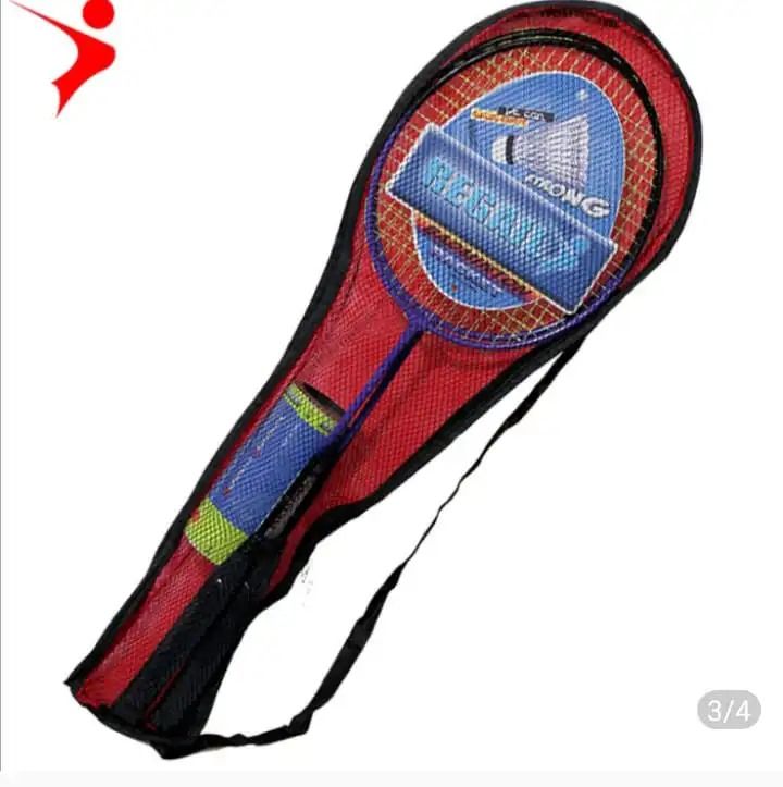 Tennis badminton racket set 2 rackets ,1 shutterlocks and free carrier bag Badminton Racquet Combo (Set of 2 Rackets & shuttlecocks ) high quality products