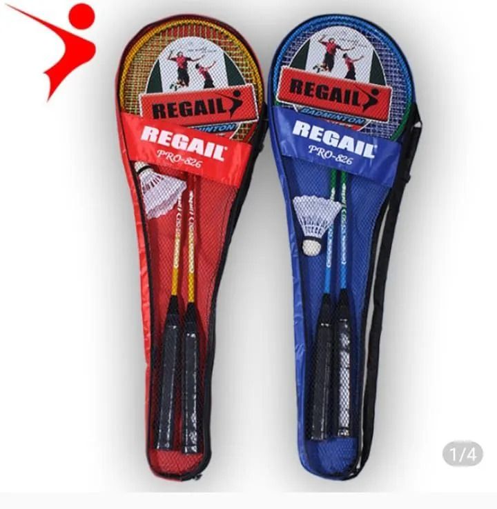 Tennis badminton racket set 2 rackets ,1 shutterlocks and free carrier bag Badminton Racquet Combo (Set of 2 Rackets & shuttlecocks ) high quality products