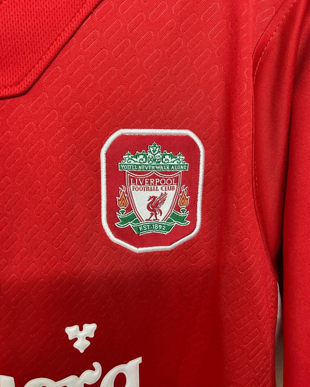 Liverpool 2005 Home red retro jersey carlsberg vintage jersey high quality old school shirts