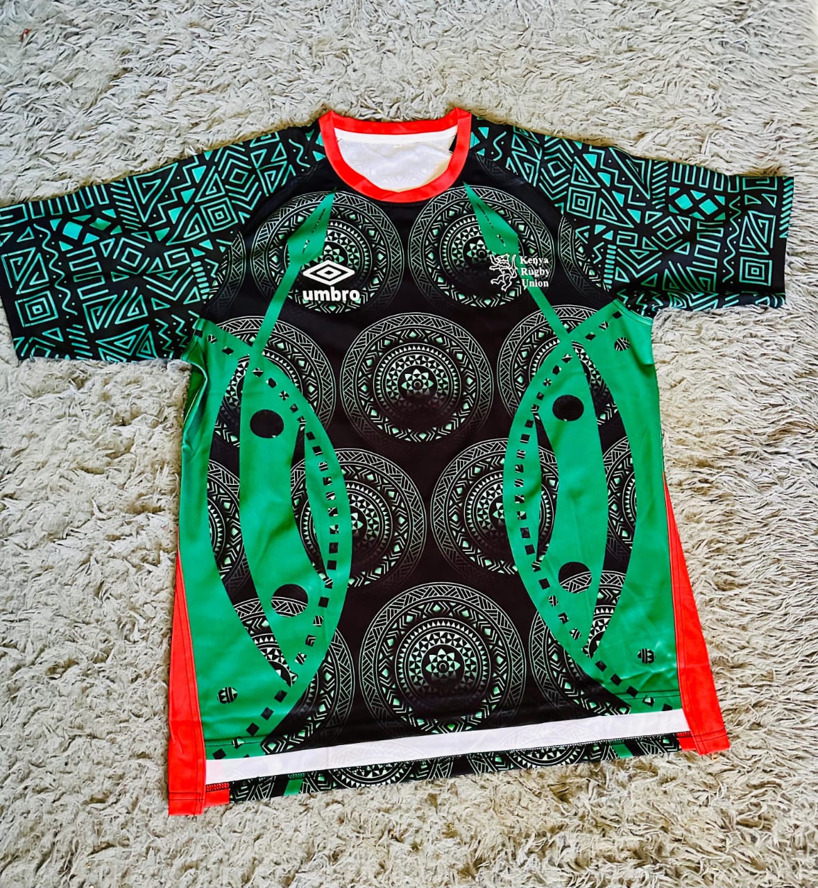 Kenya Rugby jersey Hard durable authentic jersey green