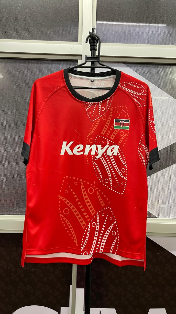 Kenya Rugby jersey Hard durable authentic jersey Red