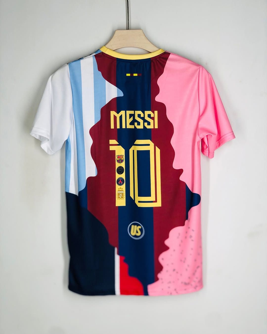 Messi All Teams Mix Custom Made jersey authentic