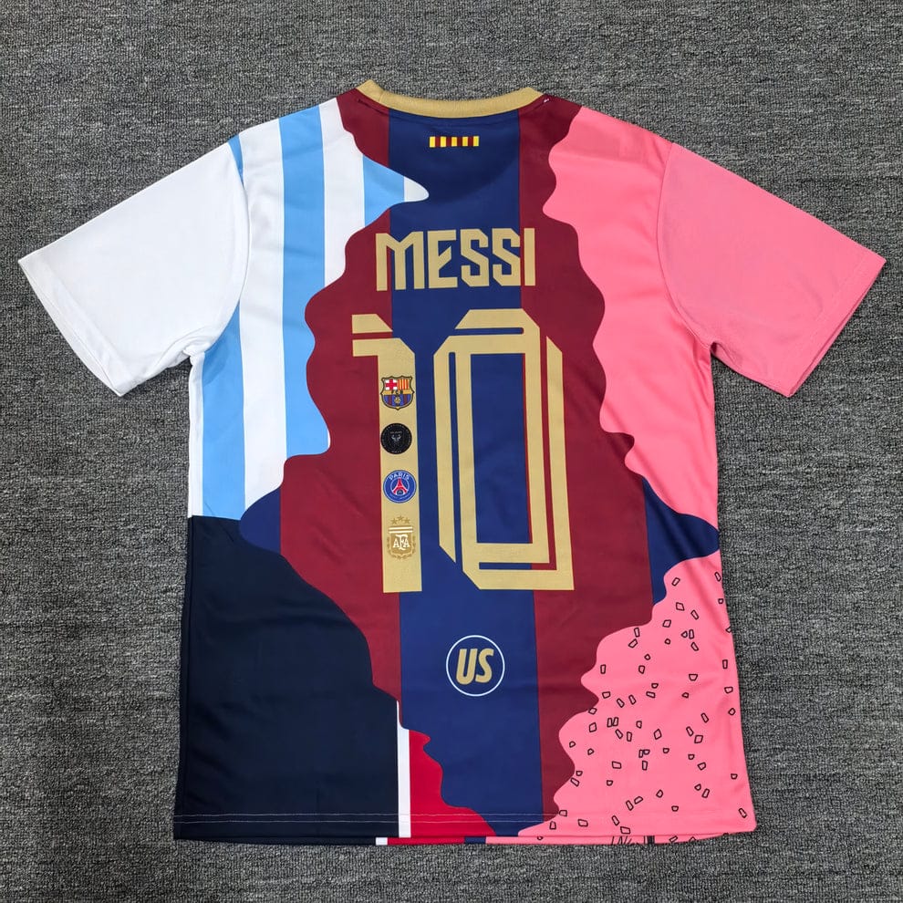 Messi All Teams Mix Custom Made jersey authentic