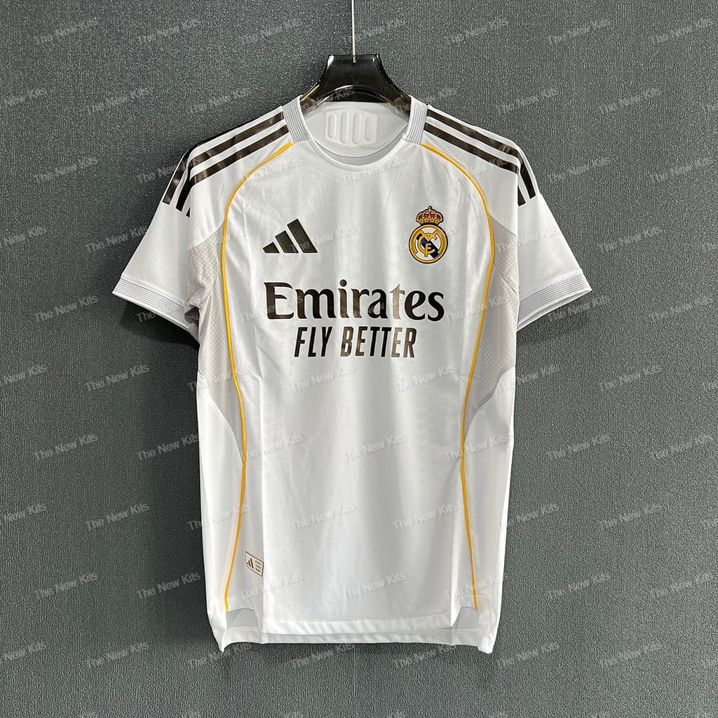 Real Madrid 25/26 New Home Jersey Authentic kit white