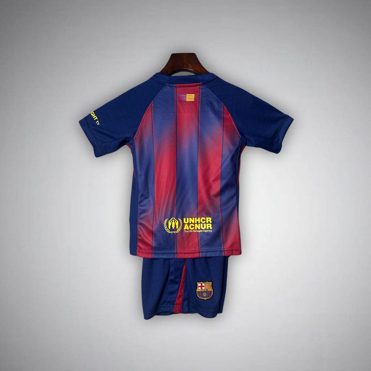 Barcelona New Home kit jersey for kids with shorts Barca new jersey full set for kids ages 2-14