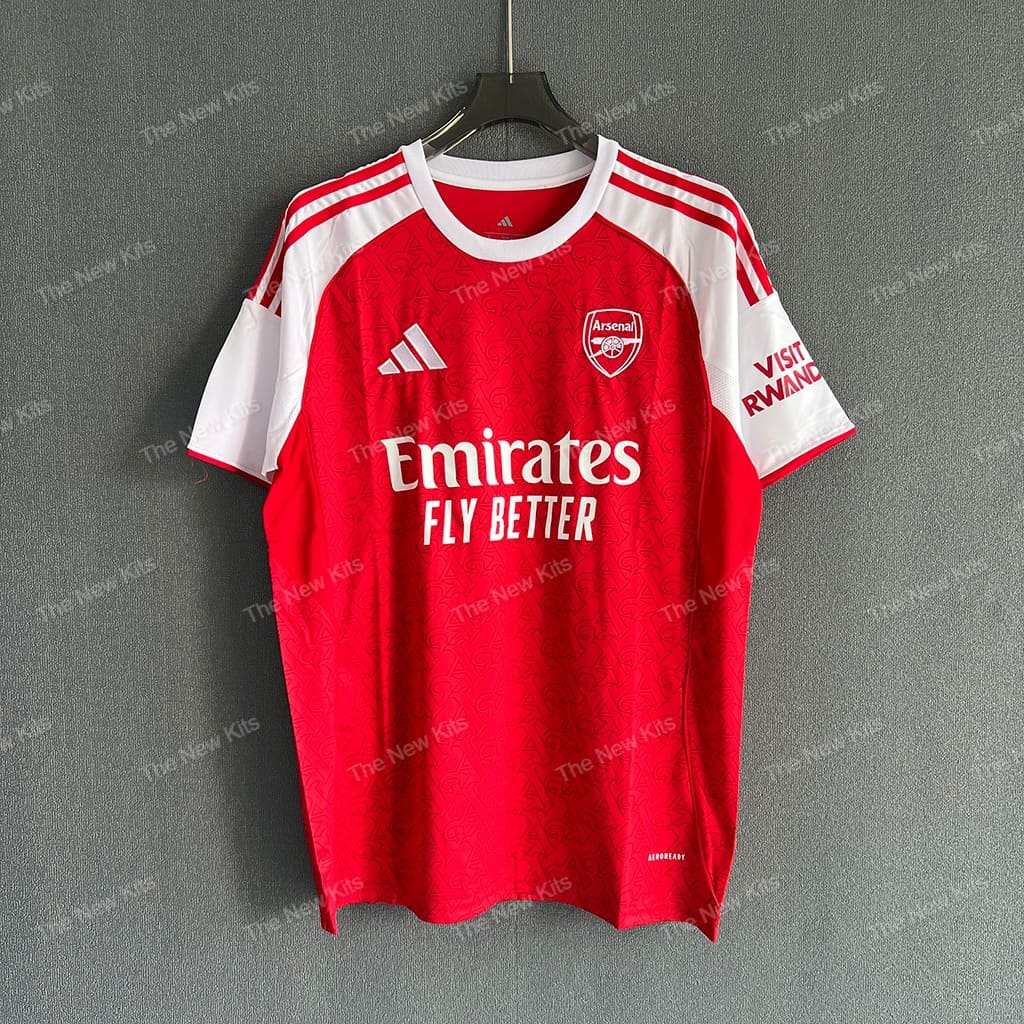 New Original Arsenal Home kit  red Jersey authentic as in picture arsenal new jersey
