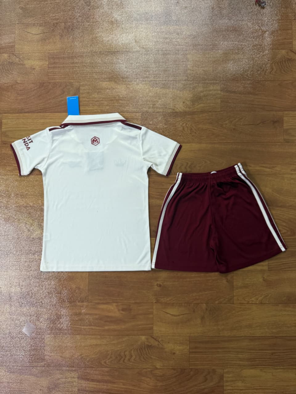 Arsenal White 25/26 New Season Third Kit Kids Full set Jersey plus shorts from 2-3 years