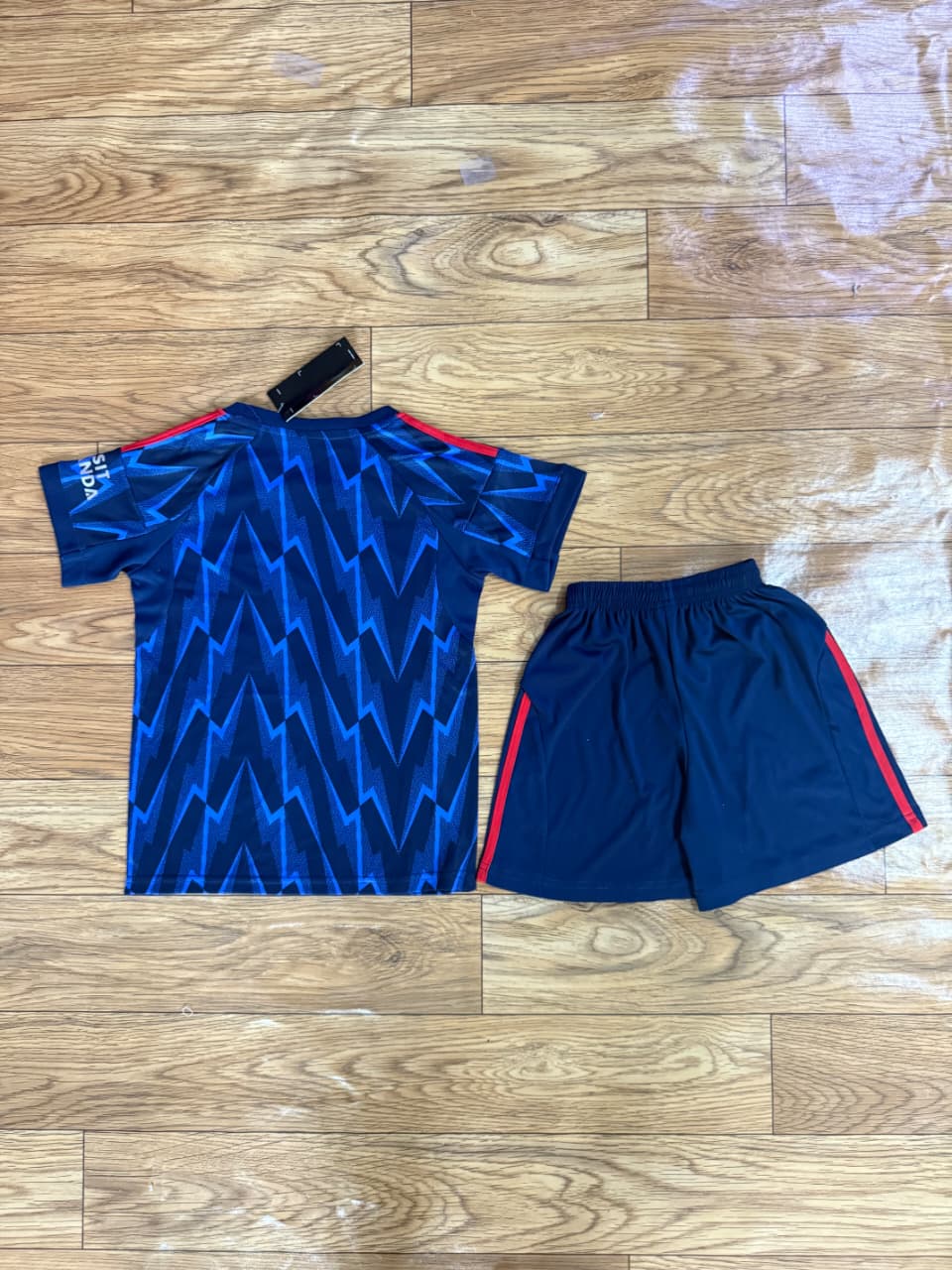 Arsenal Blue  25/26 New Season Away Kit Kids Full set Jersey plus shorts from 2-3 years