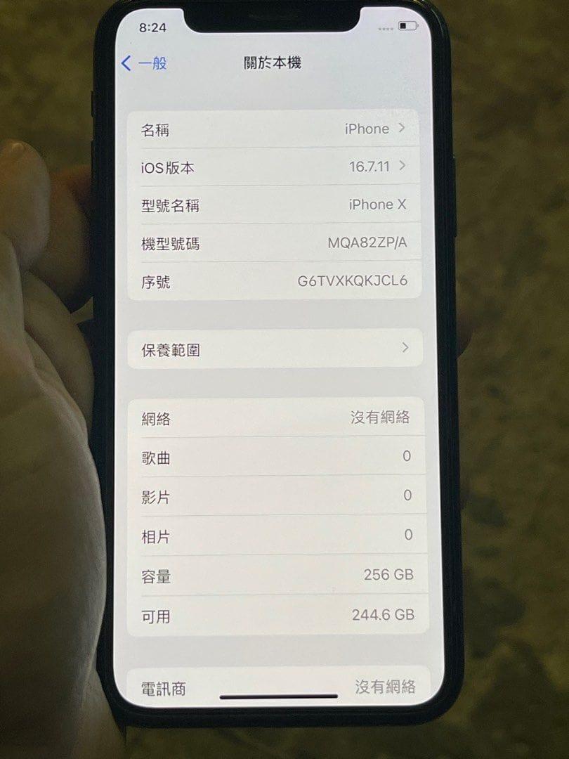 Apple iPhone x-256gb (refurbished)