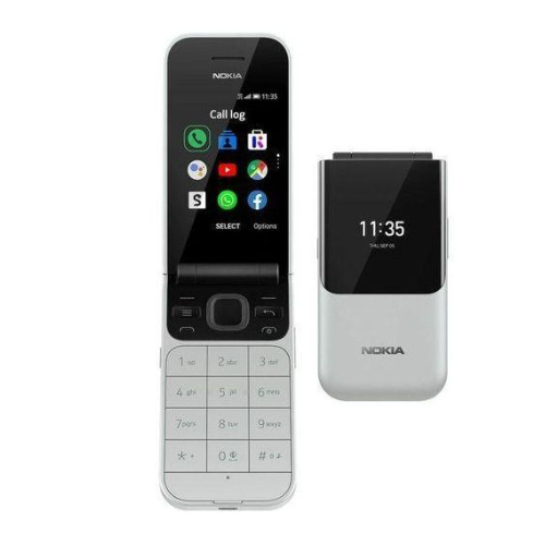 Nokia 2720 Flip Mobile, Mobile Phone, Dual Screen, Dual Sim Card - Black/GREY