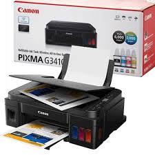 Canon PIXMA G3410-Refillable Ink Tank Wirelessly Print Copy Scan