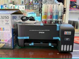 Brand New Epson Printer | Epson L3250 ECOTANK Printer Black in Color, Print, Scan, Copy and Wireless| All in one Office Printer | Portable and Easy to Install and Print with 1 year warrant