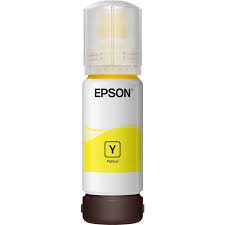 Epson 103 yellow Ink Bottle – Original EcoTank High-Yield Ink for Epson L-Series Printers, Produces Sharp, Bright Cyan Colors, Smudge-Free Prints, Reliable Quality, and Long-Lasting Performance