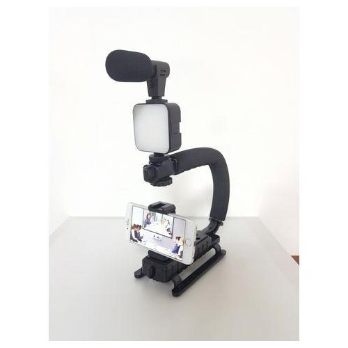 U Shaped Video Making Handheld Stabilizer Kit Camera Gimbal for Outdoor Videography Portable Video Camera Accessories C Shape Stabilizer for DSLR Mobile Phones DV