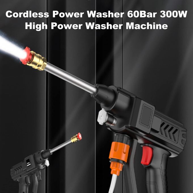 Cordless Portable Pressure Washer, 6 In 1 Nozzle
