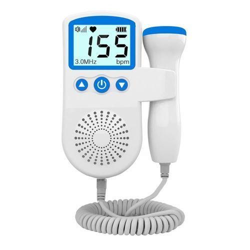Portable Fetal Doppler Machine for Pregnancy - Accurate Baby Heart Rate Monitor Baby Heart Beat Detector Backlight LCD Probe
