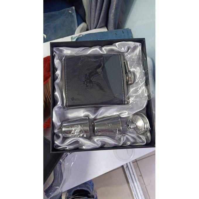 200 Ml  Whiskey Stainless Steel Hip Flask Gift Set For Liquor Outdoor Leak Proof Stainless Steel Hip Flask / Whiskey  bottles.