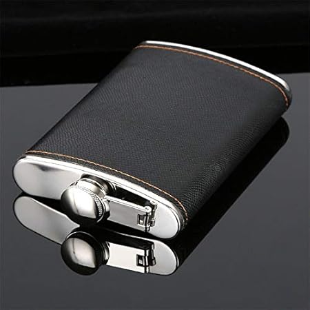 200 Ml  Whiskey Stainless Steel Hip Flask Gift Set For Liquor Outdoor Leak Proof Stainless Steel Hip Flask / Whiskey  bottles.