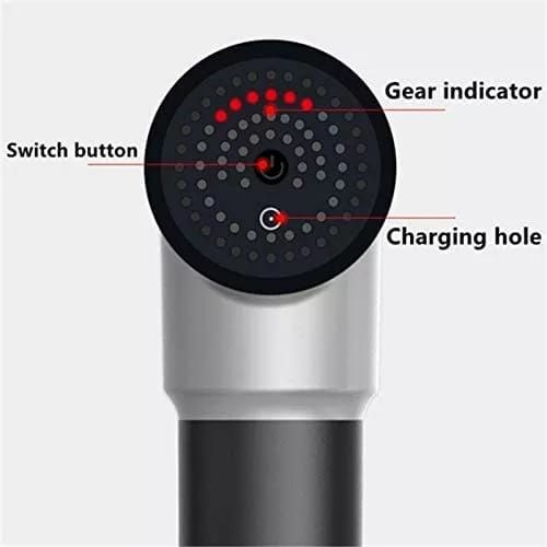 Professional Massage Gun, Powerful Handheld Massager Machine for Deep Muscle Massage Facial Relaxer Pain Relief multicolour