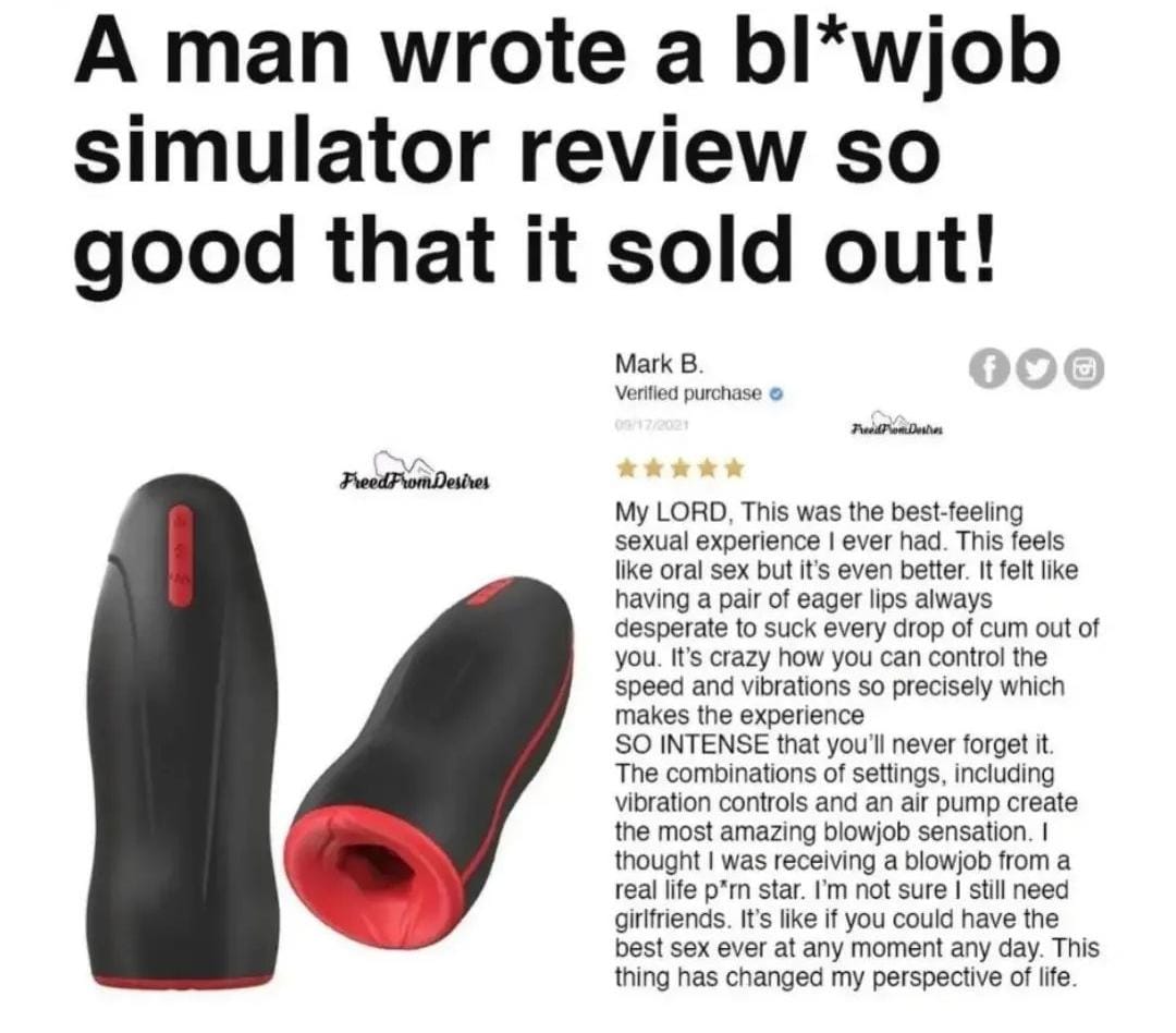 Male Masturbator Cup Electric Automatic Massager Vibrator 3D Realistic Mouth and Tongue Masturbation for Men with 10 Powerful Vibration and Heating Function (Black)