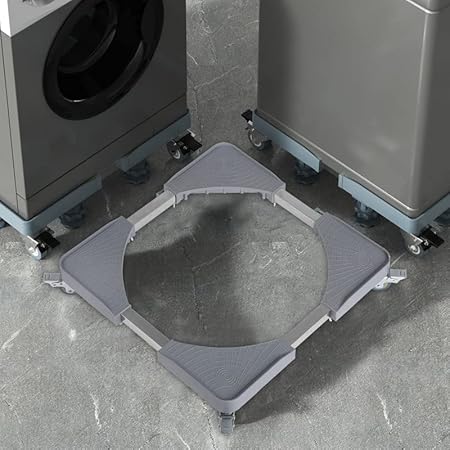 washing machine base base with high-quality stainless steel and resin, it has excellent stability and corrosion resistance. In addition, the load capacity for feet and wheels is up to 200-30