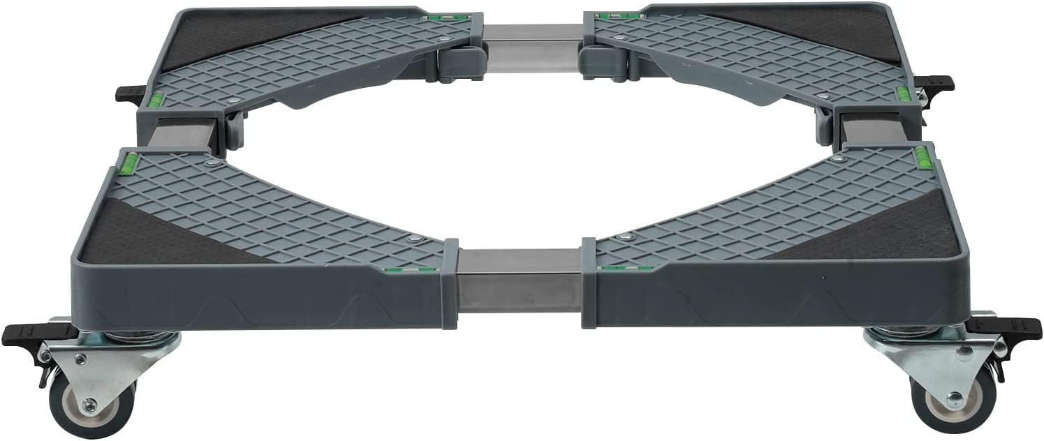 washing machine base base with high-quality stainless steel and resin, it has excellent stability and corrosion resistance. In addition, the load capacity for feet and wheels is up to 200-30