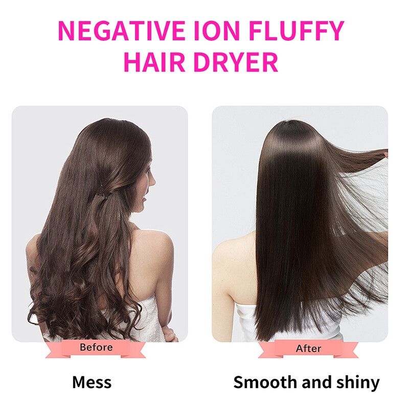 Electric Hair Straightener, Hair Dryer Brush, One Step Hair Blower Brush, Electric Hot Air Brush, Blow Dryer Comb, Hairdryer Hairbrush