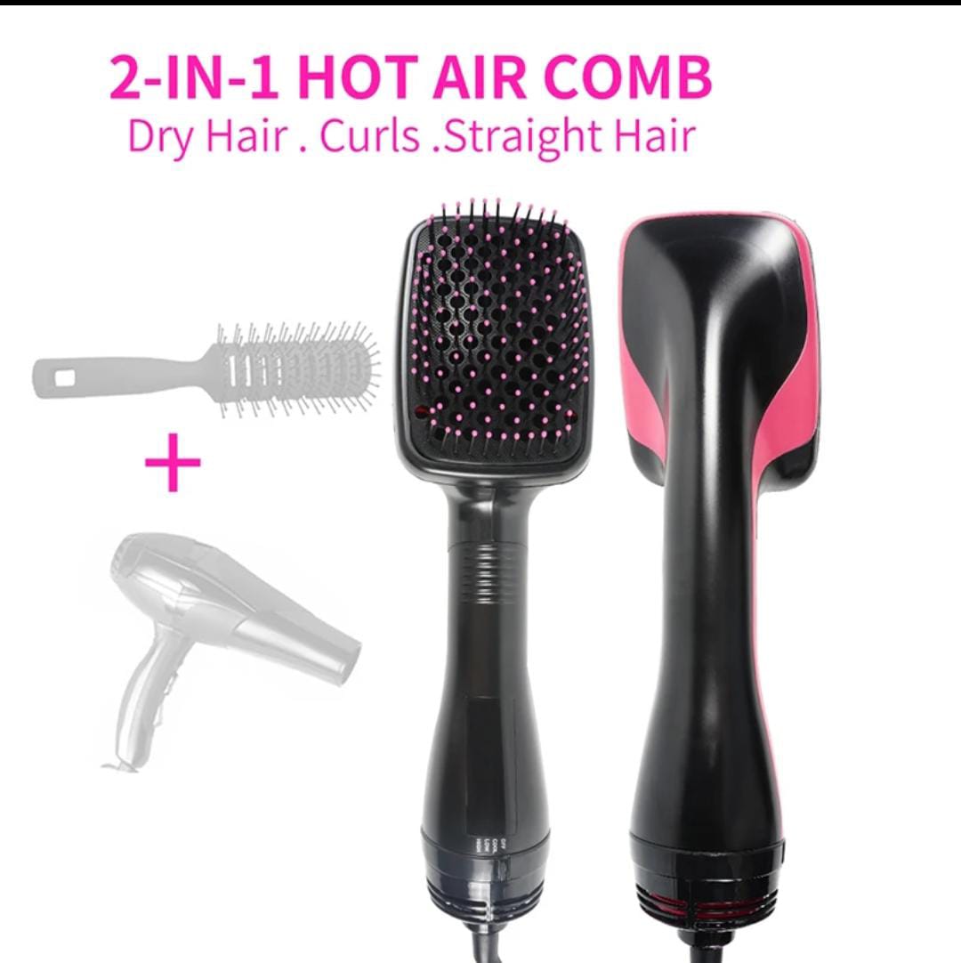 Electric Hair Straightener, Hair Dryer Brush, One Step Hair Blower Brush, Electric Hot Air Brush, Blow Dryer Comb, Hairdryer Hairbrush