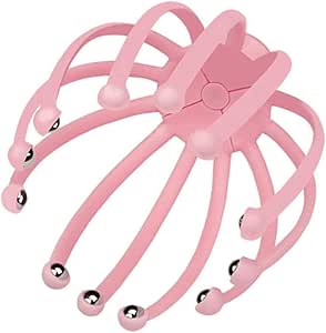 Head Scratcher-Get a calming head massage or scalp scratch any time with Prongs roller ball,stimulate scalp blood circulation full head massage , really good feeling you get when you brush slide