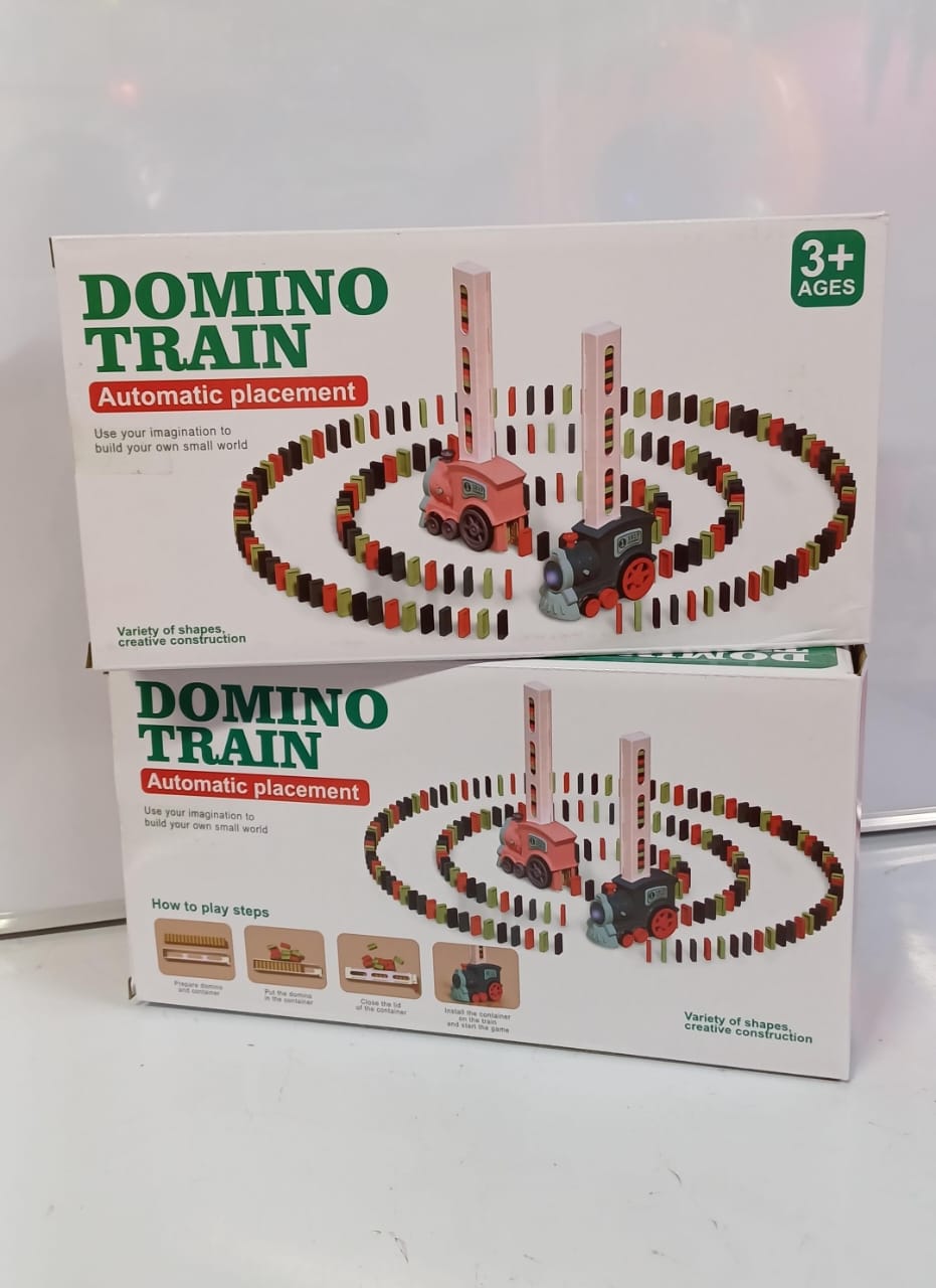 Domino Train Toys for 3 4 5 Year Old Boys Gifts, Dominoes Set Domino Blocks Train Toy Dominoes Game Birthday Gifts for 3 Year 2 3 4 5 Olds Boys Girls ChildrenDomino Train is a toy designed for