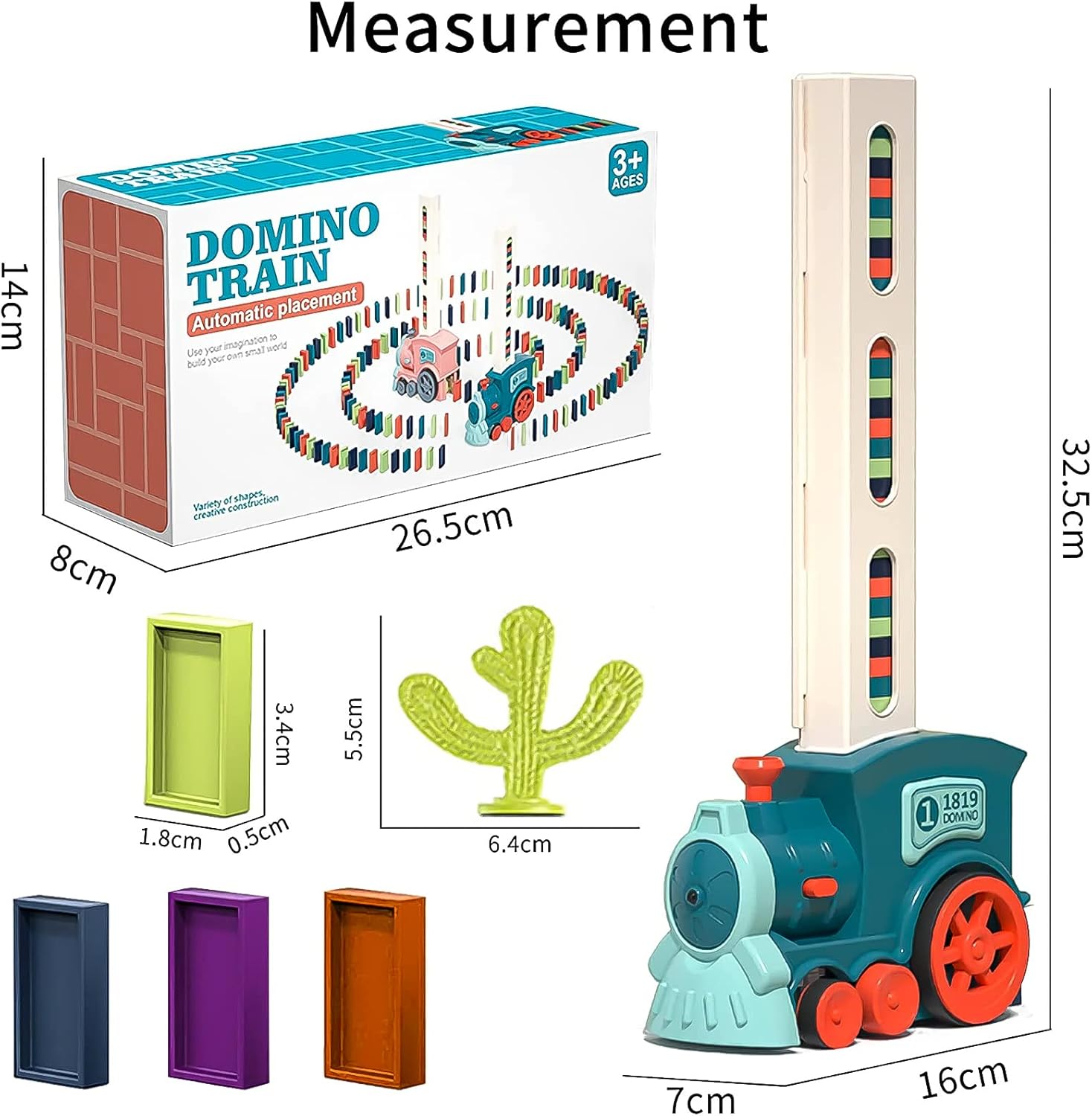 Domino Train Toys for 3 4 5 Year Old Boys Gifts, Dominoes Set Domino Blocks Train Toy Dominoes Game Birthday Gifts for 3 Year 2 3 4 5 Olds Boys Girls ChildrenDomino Train is a toy designed for